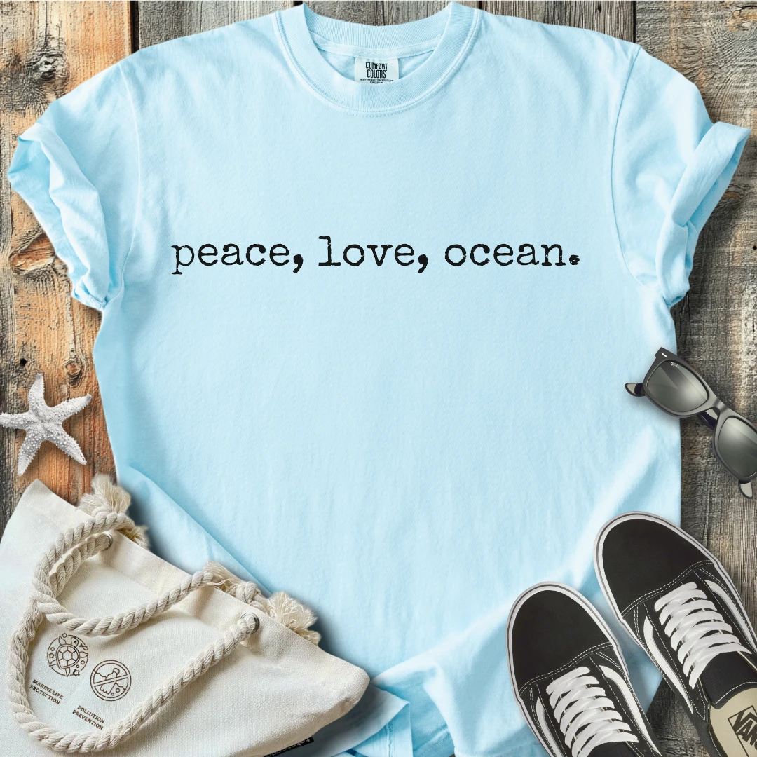 Peace love ocean T-Shirt T2D92BW