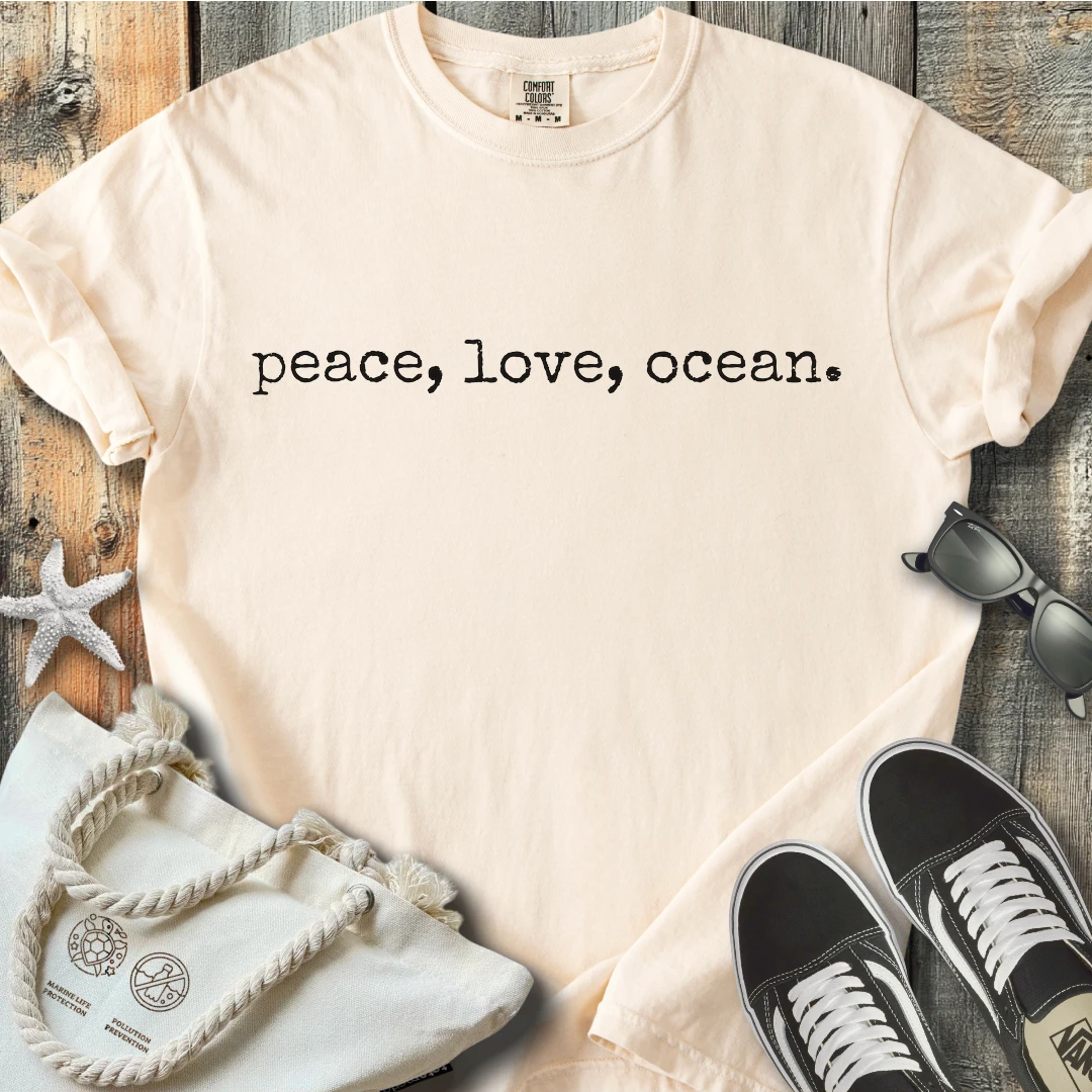 Peace love ocean T-Shirt T2D92BW