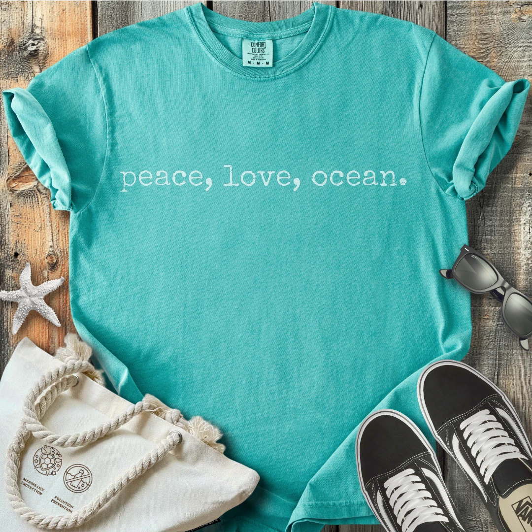 Peace love ocean T-Shirt T2D92BW