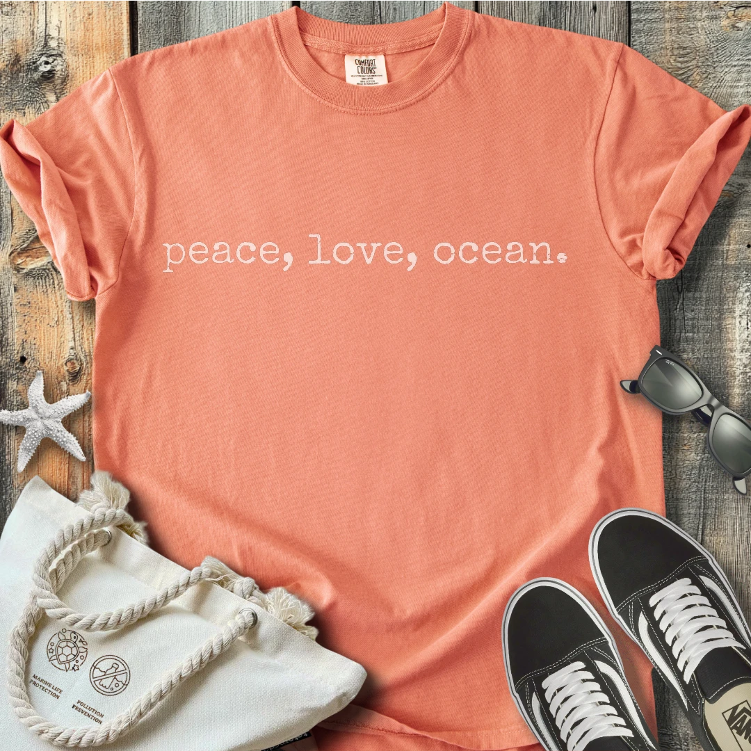Peace love ocean T-Shirt T2D92BW