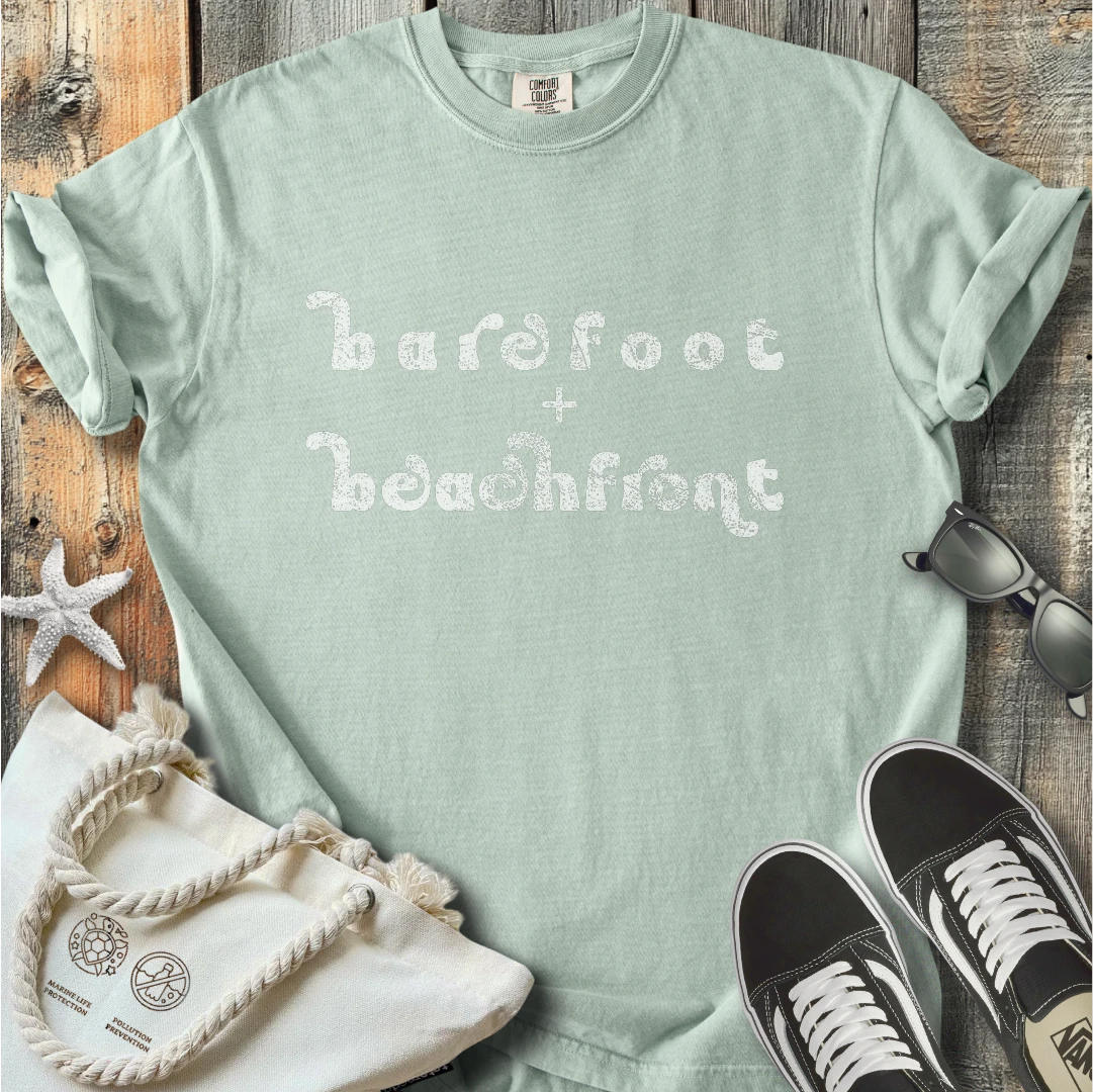 Barefoot + Beachfront T-Shirt T6C3D7BW