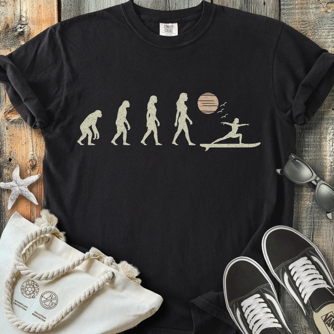Women Surfing Evolution T-Shirt C1W31C1