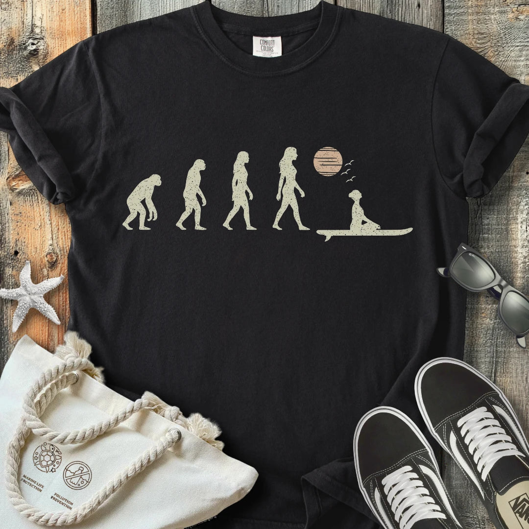 Women Surfing Evolution T-Shirt C1W34C1
