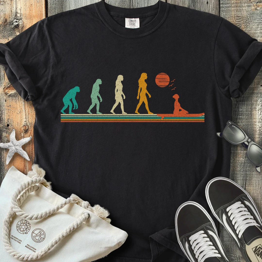 Women Surfing Evolution T-Shirt C1W34C5
