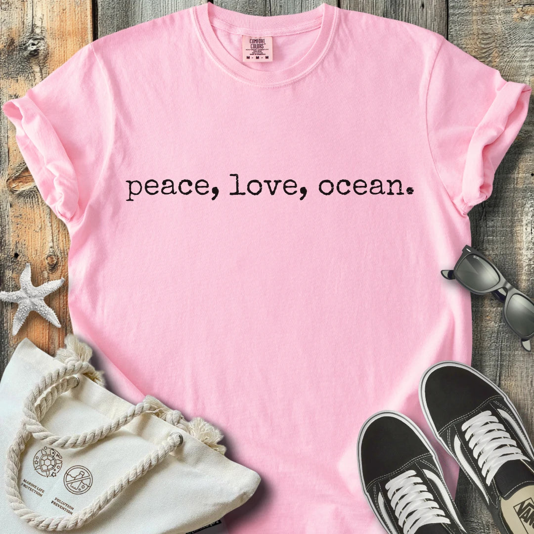 Peace love ocean T-Shirt T2D92BW