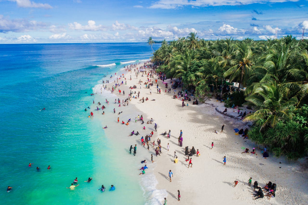 People at the beach